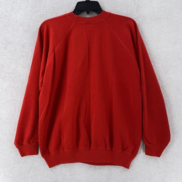 Vintage 90s Hanes Crewneck Sweatshirt Adult XL Red Breckenridge Teddy Bears - Picture 2 of 10